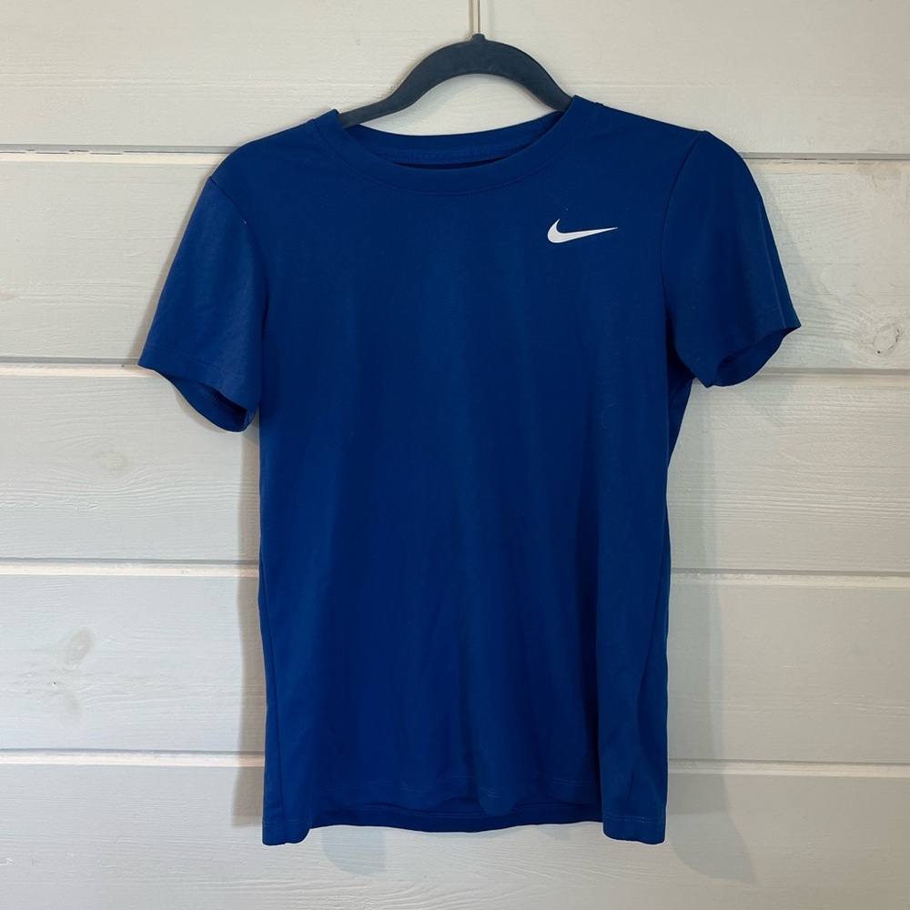 Blue Nike T shirt